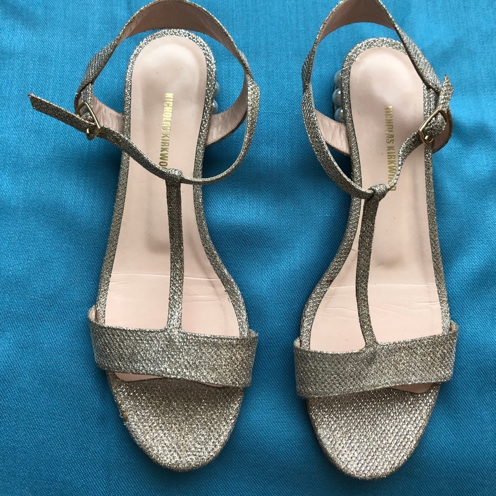 Nicholas Kirkwood sparkly sandals